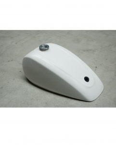 Flat track style fiberglass fueltank