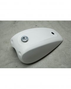 Flat track style fiberglass fueltank