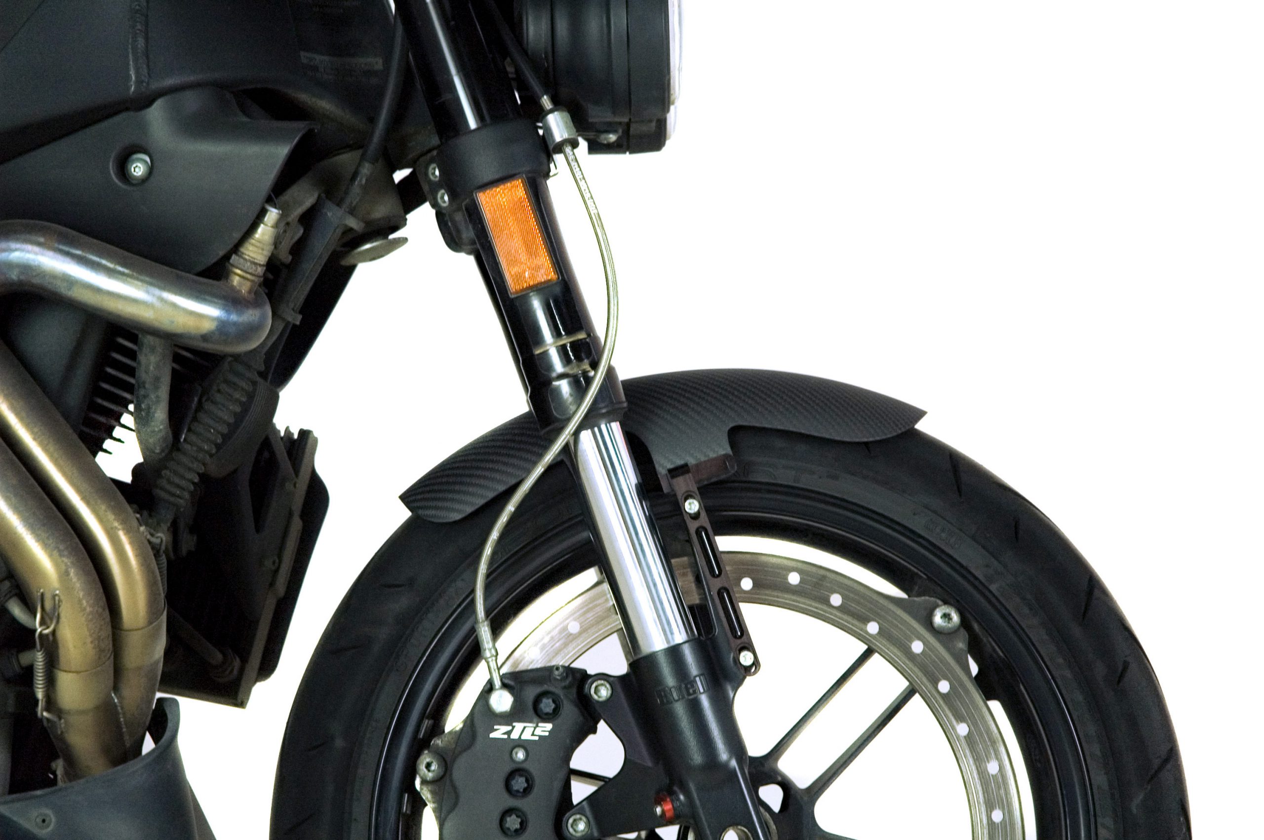 Carbon fiber front fender for Buell XB | custom motorcycles - Bottpower